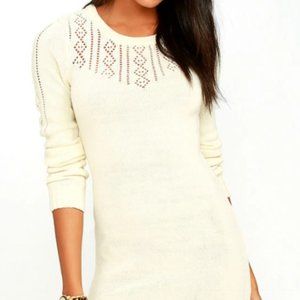 Element Eden Mara Cream Sweater Dress